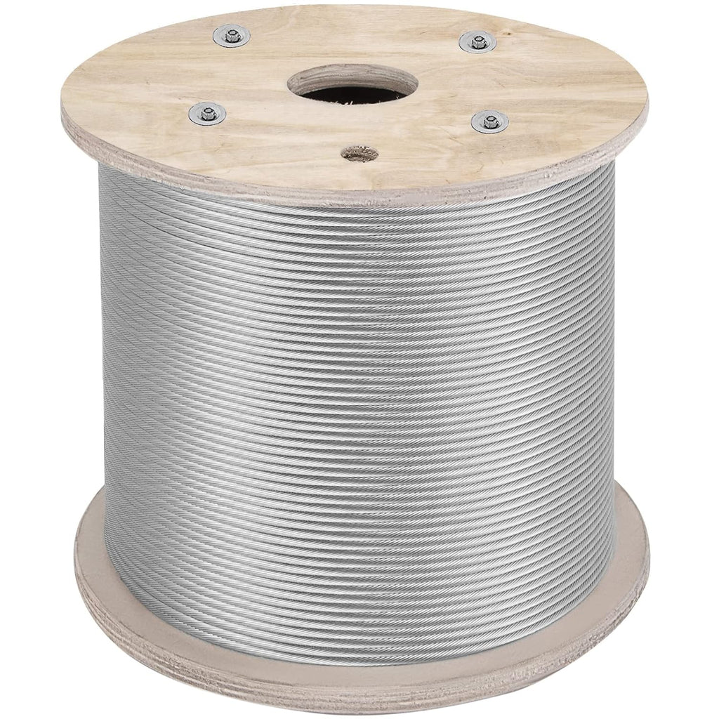 500FT 1/8 Inch Stainless Steel 1x19 T316 Wire Rope I6270