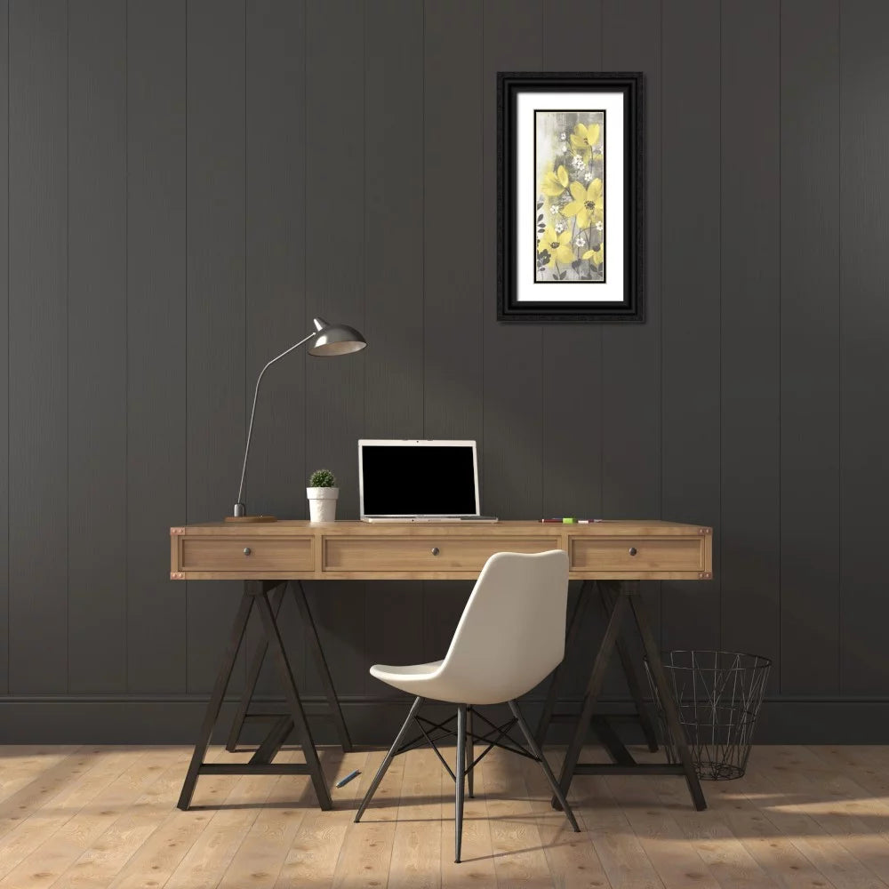 Black Ornate Wood Framed Art Print E458193
