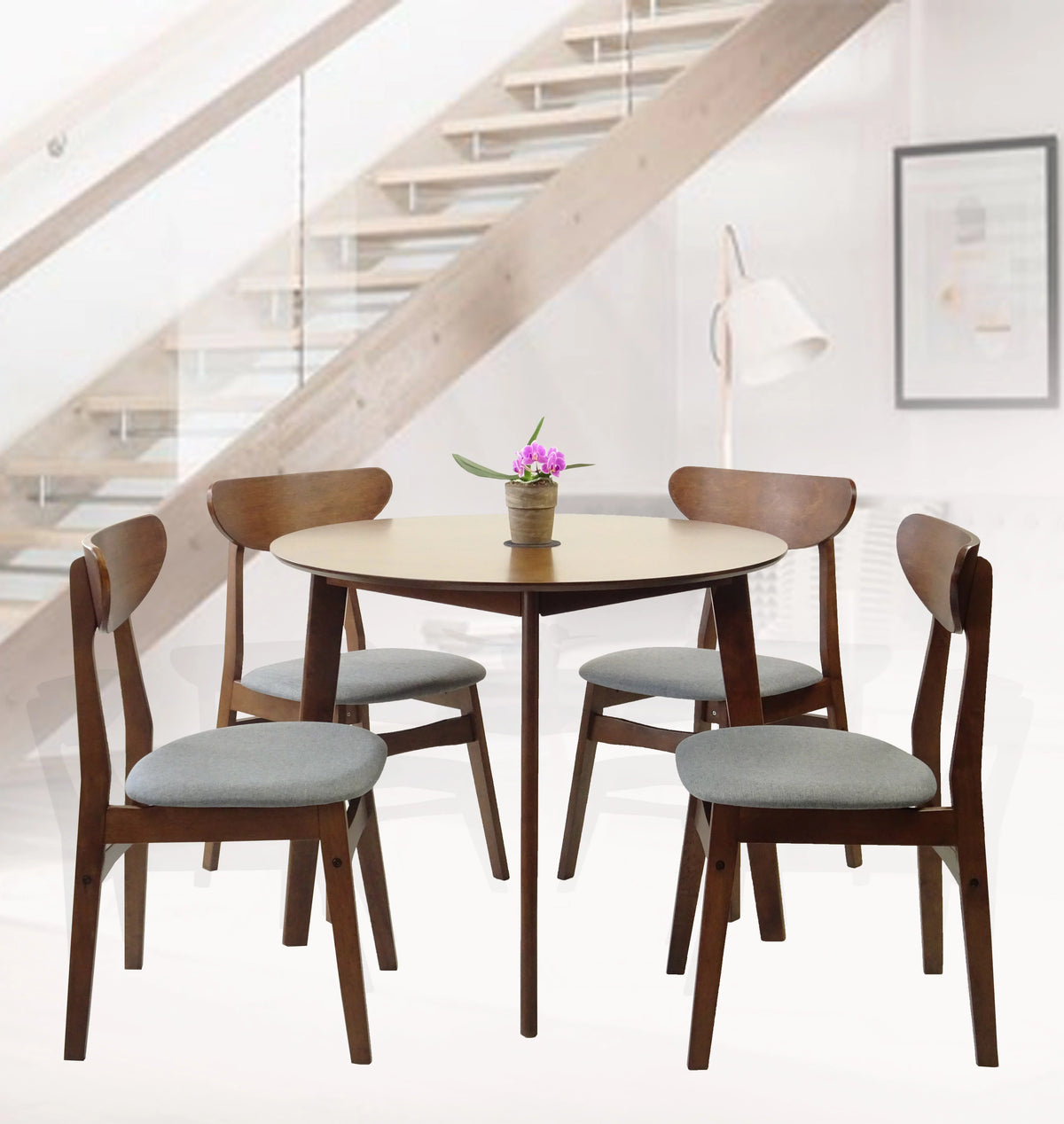 Solid Wood Dining Chairs Set of 2 Y933