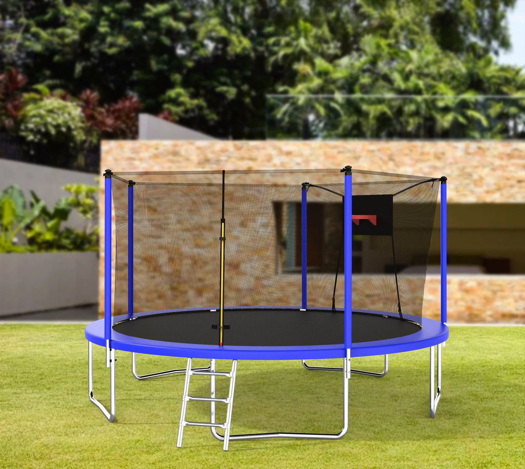12FT Round Trampoline with Enclosure N905069