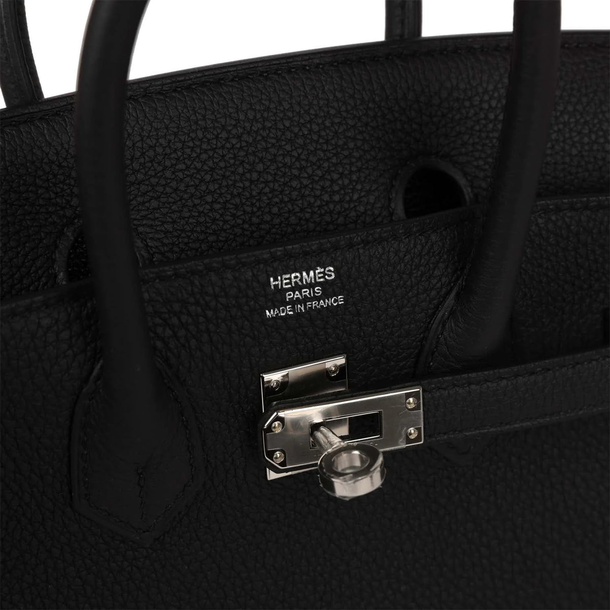 Black Leather Handbag V104