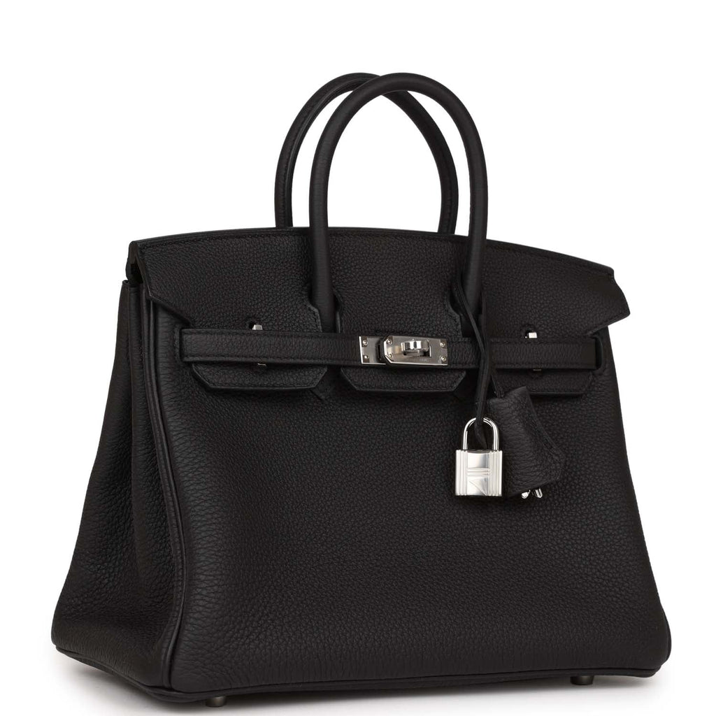 Black Leather Handbag V104