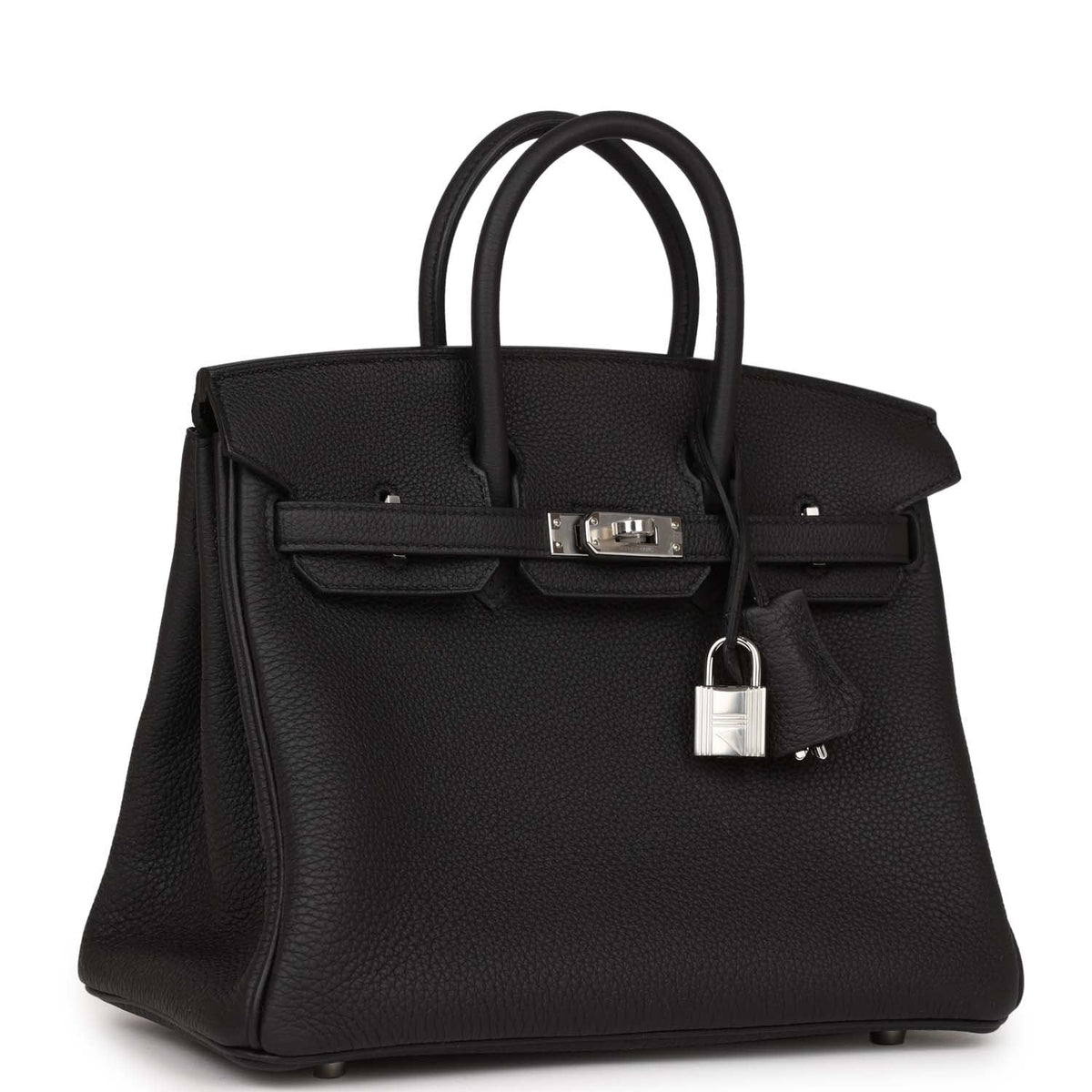 Black Leather Handbag V104
