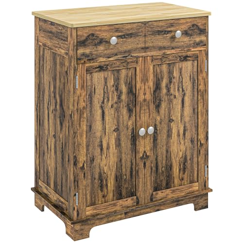 White Sideboard with 3 Drawers and Doors B381448