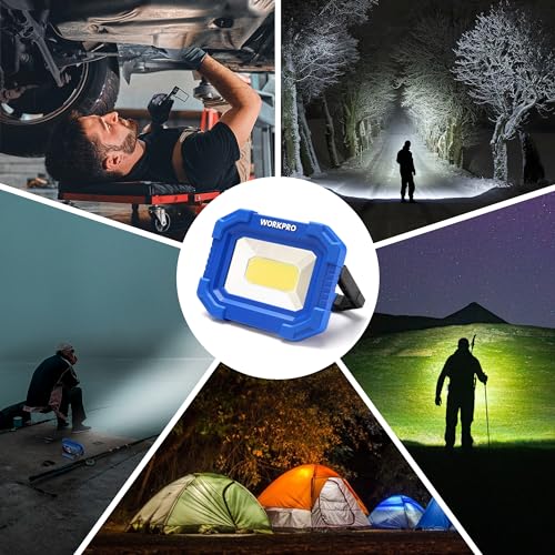 Rechargeable Magnetic LED Work Light 2000LM 2 Pack L894