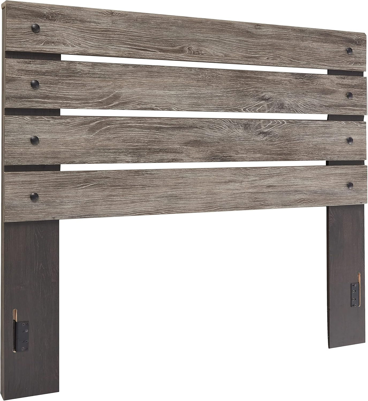 Full Weathered Gray Open Slat Panel Headboard Y6672
