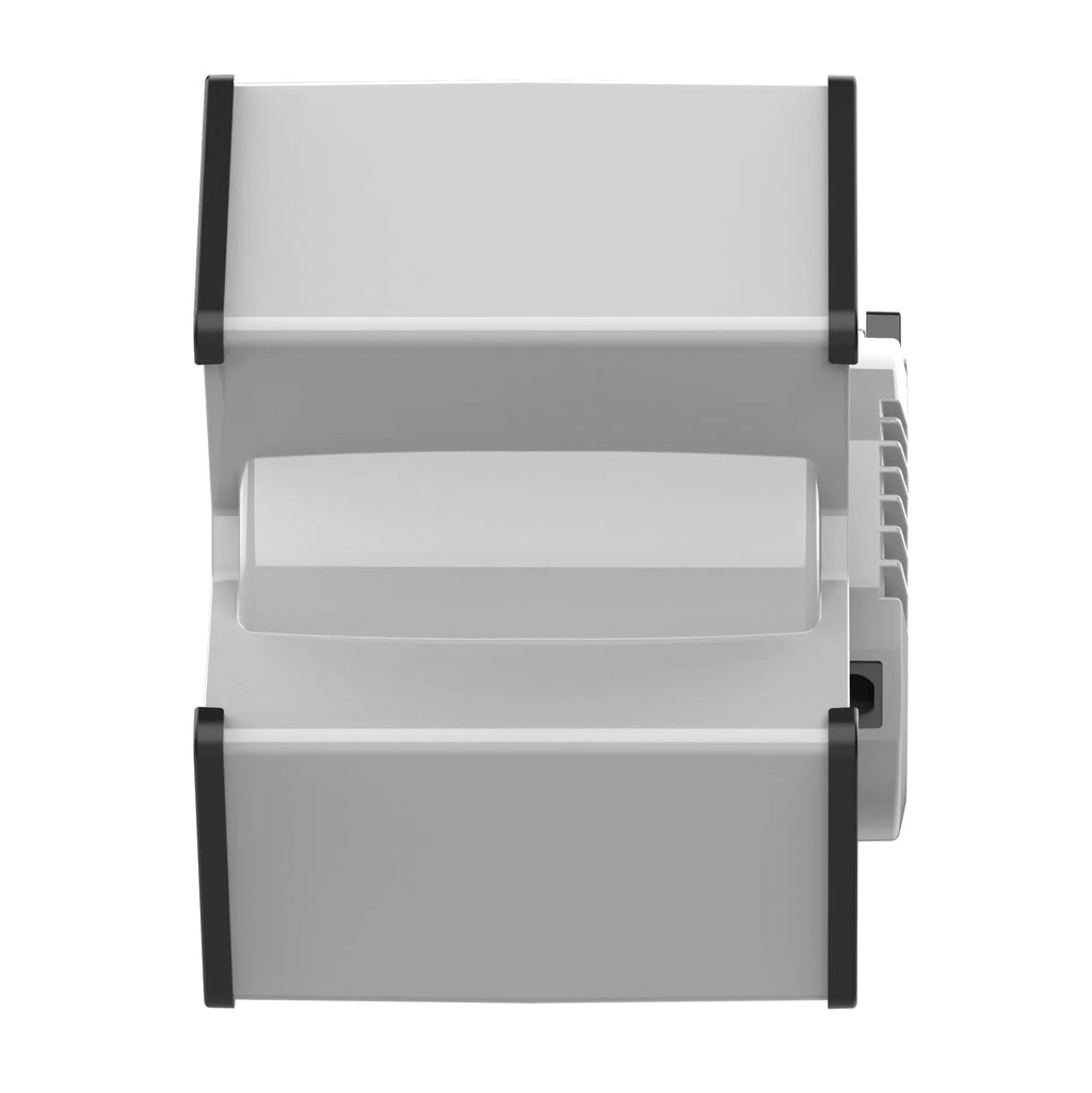 11" 6 Position Blower Fan with Outlet and USB Ports, Gray X761
