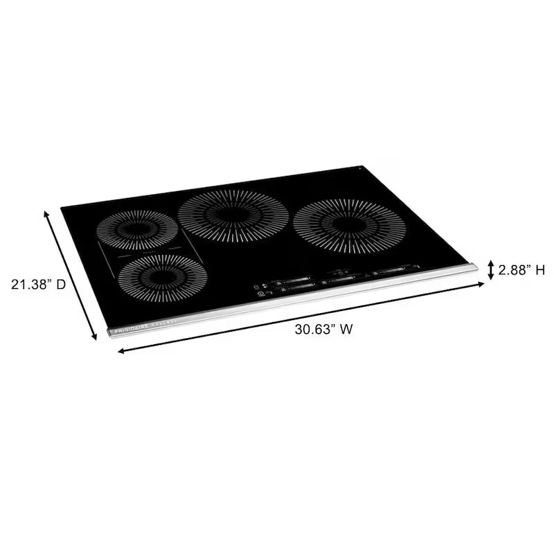 30 in. Black Induction Cooktop with 4 Elements J797