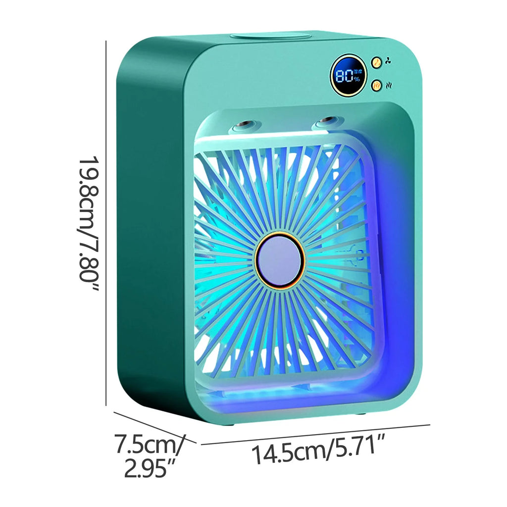 USB Mini Cooler Purification and Humidification Refrigeration Fan W163
