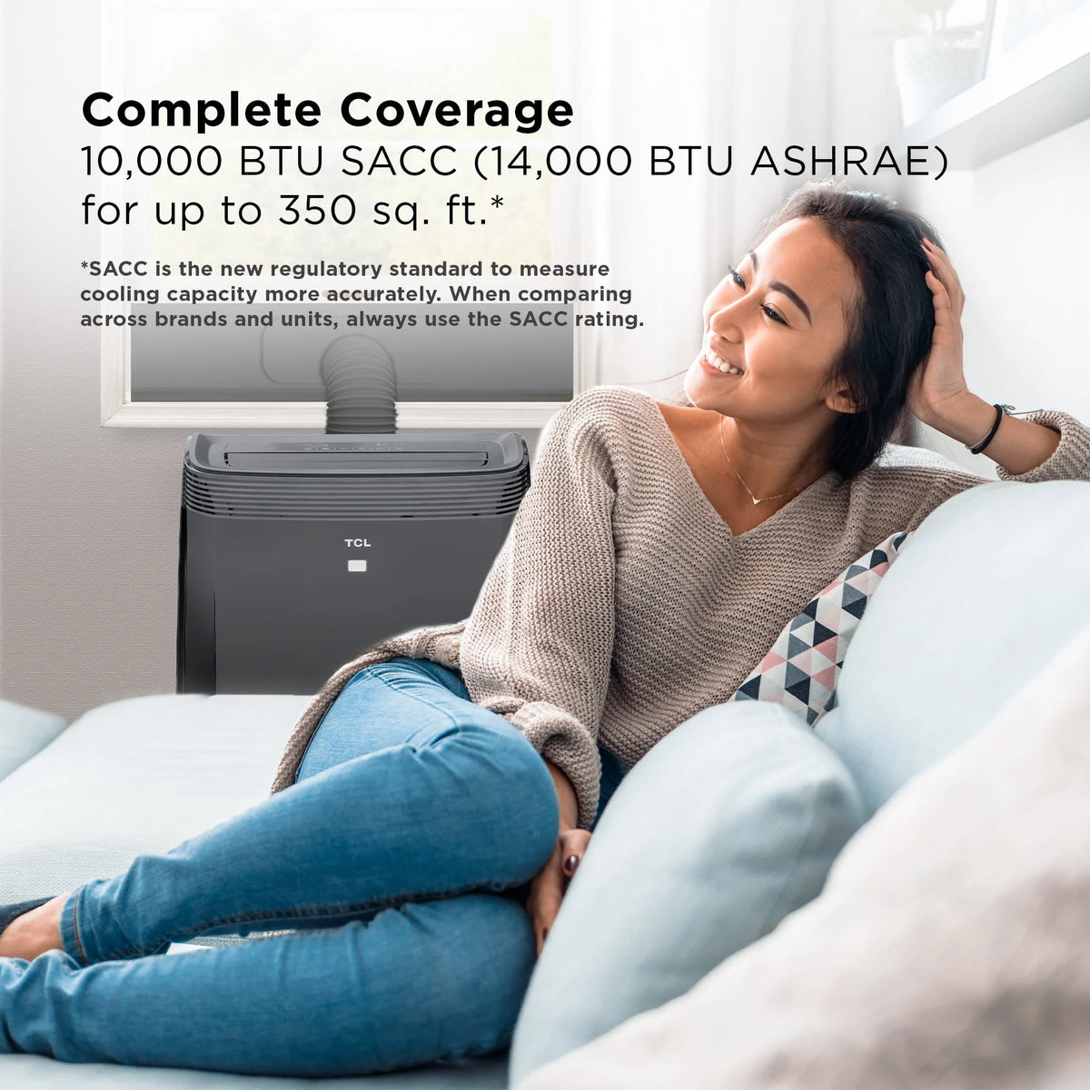 10,000 BTU Smart Portable Air Conditioner D697