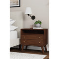 Walnut Nightstand B325337