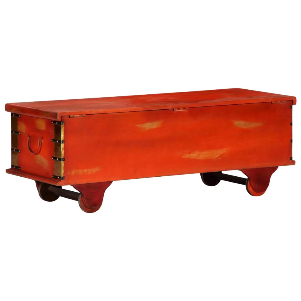 Acacia Wood Storage Chest D6826