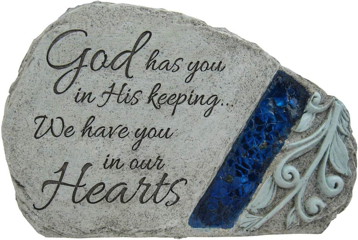 Memorial Garden Stone with Solar Accent U167