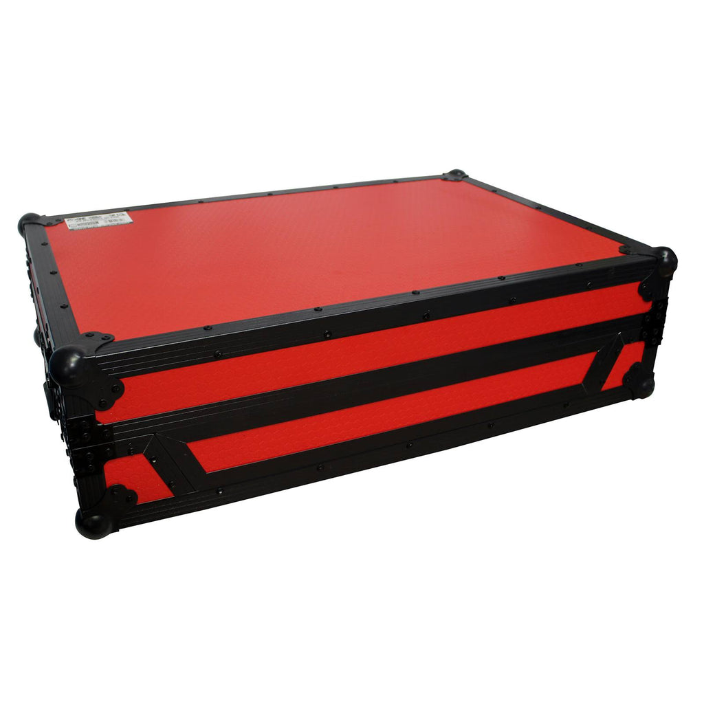 Red on Black Case with Shelf G144