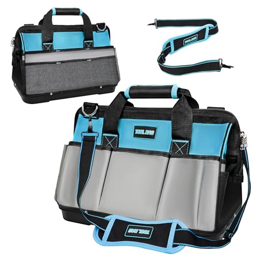 16 Inch Heavy Duty Tool Bag Organizer with Adjustable Strap S432986