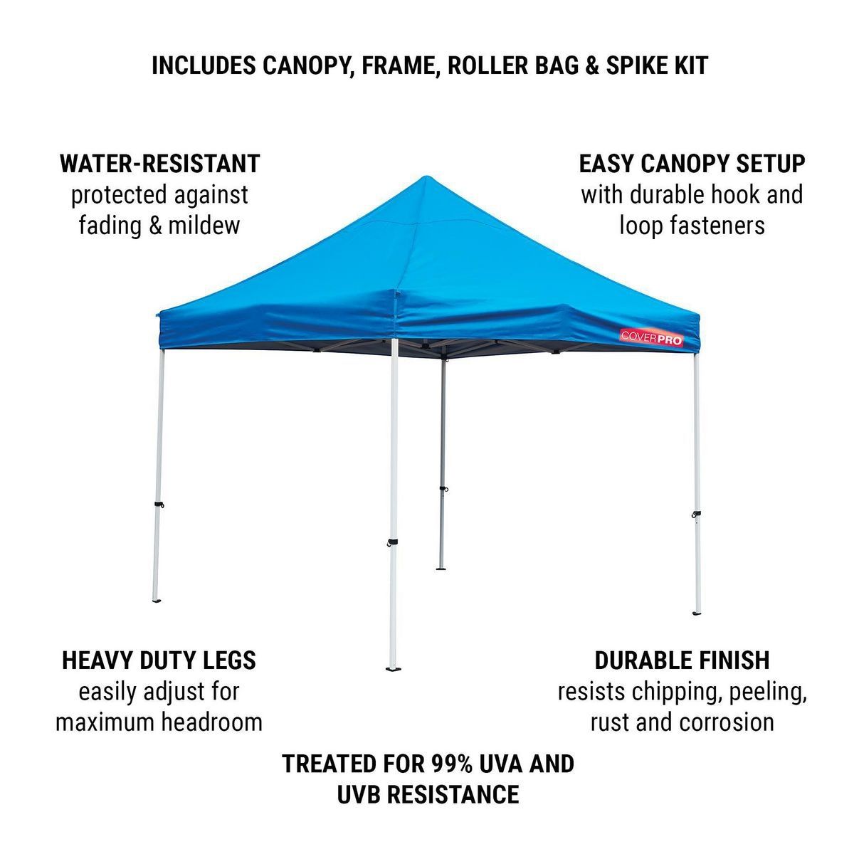 10 ft. x 10 ft. Heavy Duty Pop-Up Canopy M655