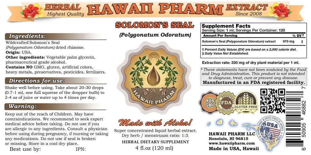 2 oz Dried Rhizome Liquid Extract Herbal Supplement W13381