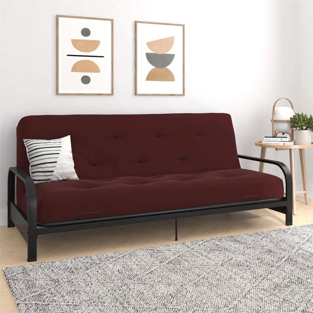 8 Innerspring Full Microfiber Futon Mattress E8114