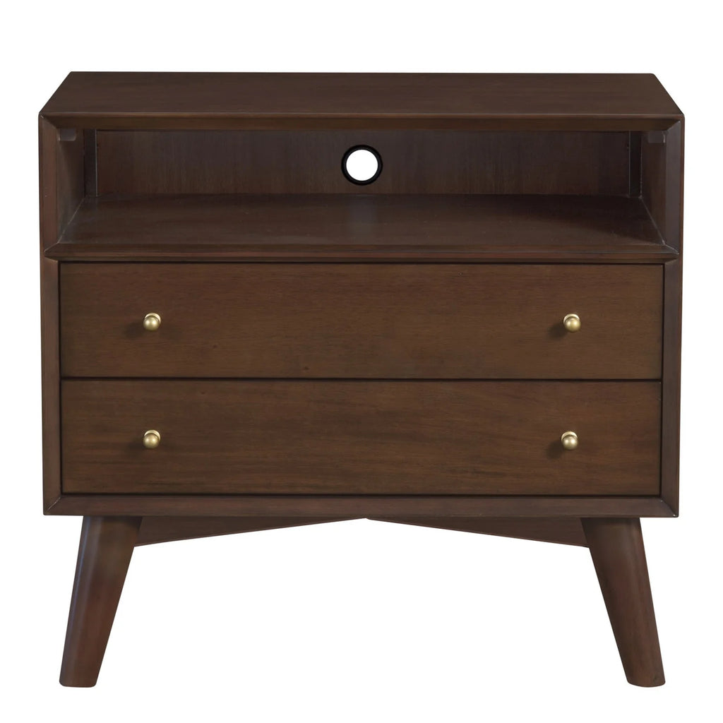 Walnut Nightstand B325337