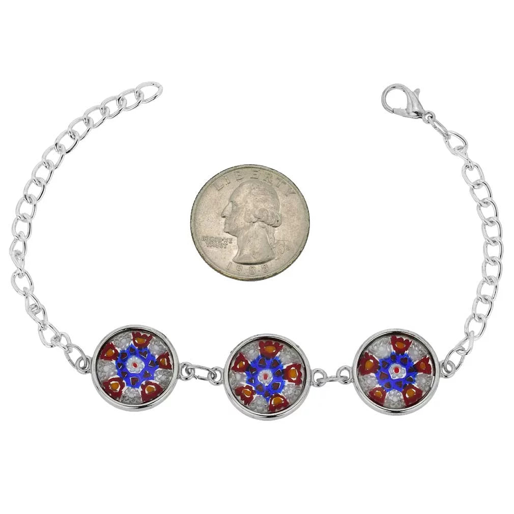 Murano Glass Millefiori Bracelet R55872