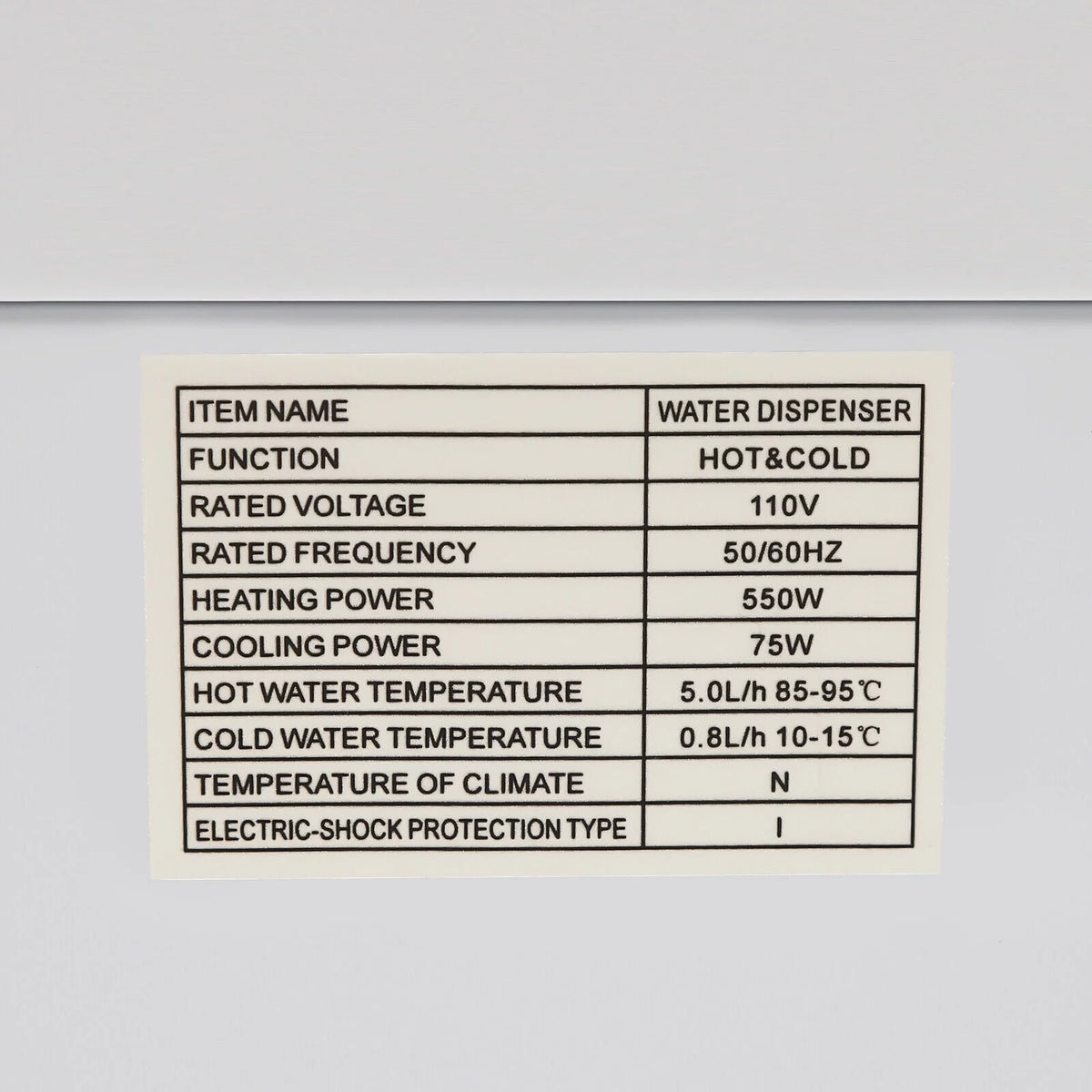 Electric Hot & Cold Water Cooler Dispenser with Child Safety Lock I830