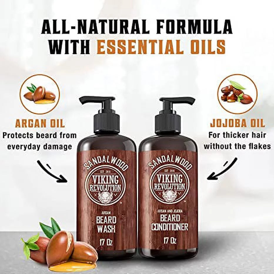 Beard Wash & Conditioner Sandalwood 34 Oz T8153