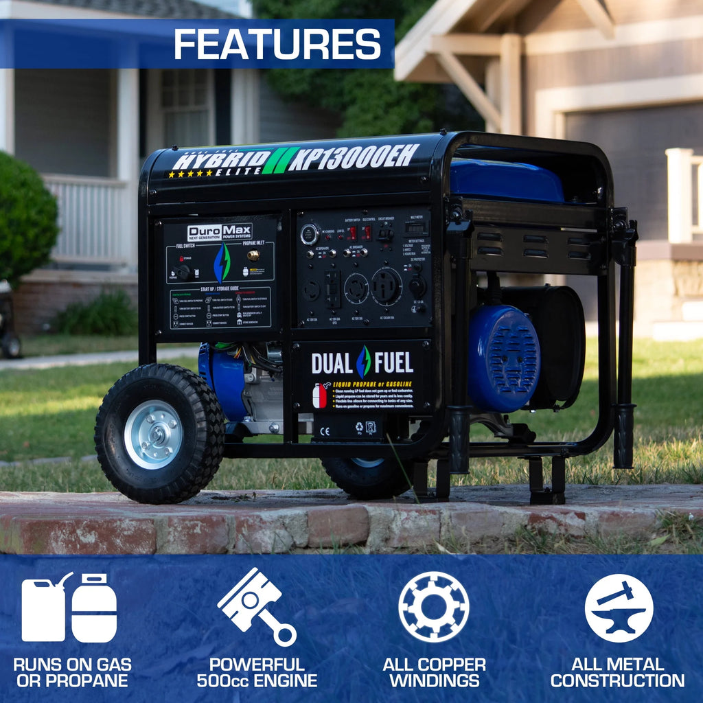 13,000-Watt Portable Gas Propane Generator U4508
