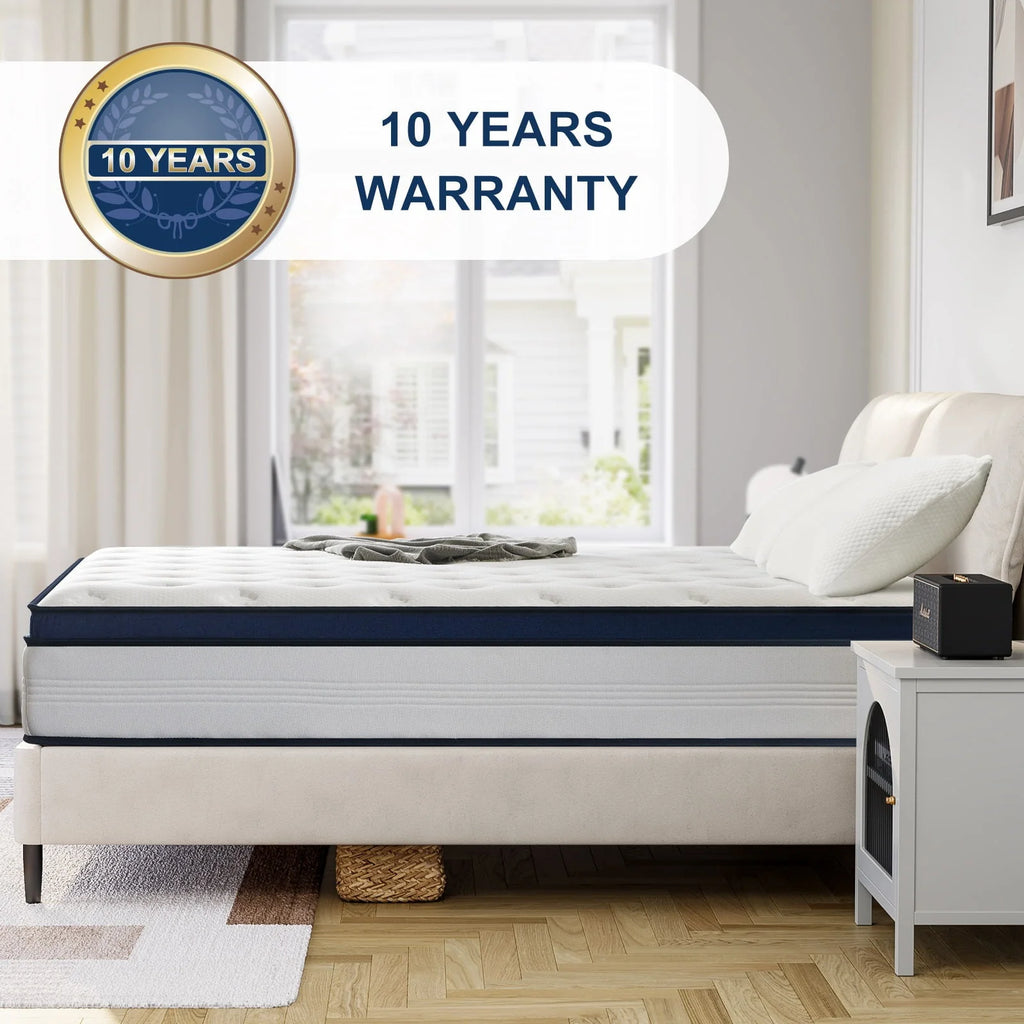 Full Size 12 Innerspring Hybrid Pocket Spring Mattress D5687