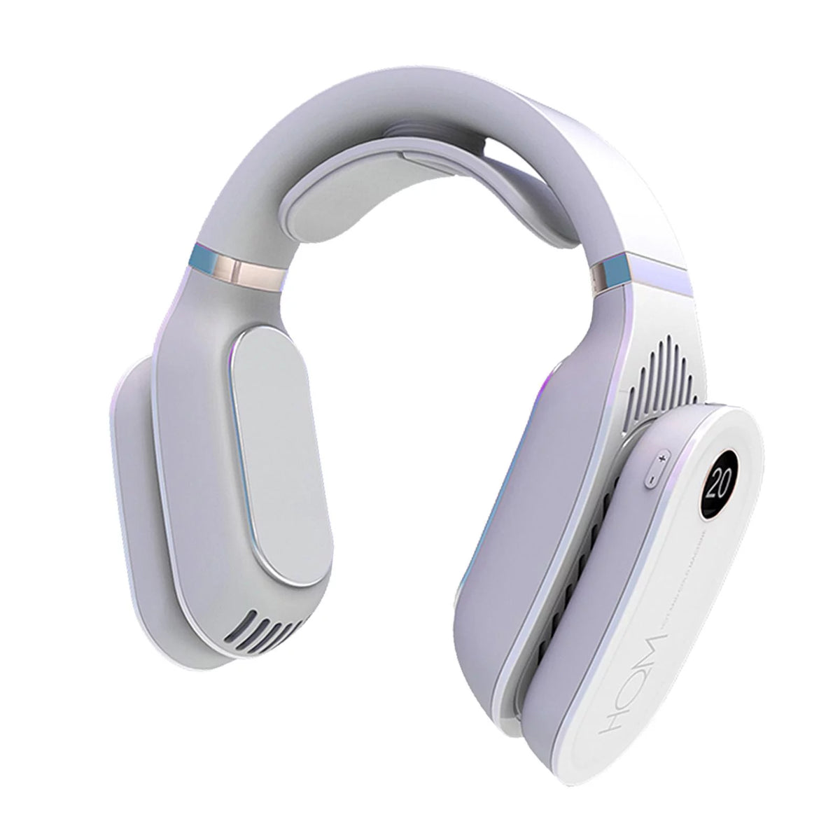 Portable Hanging Cooling Heater Air Conditioner Wearable Neck White A775614