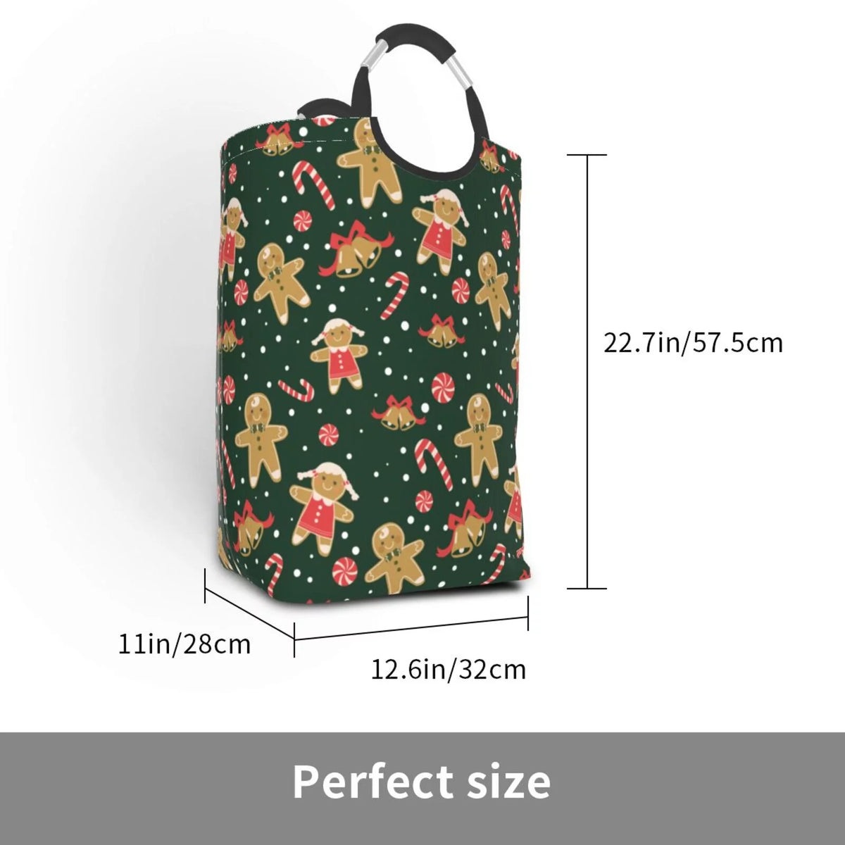 Collapsible Laundry Basket Hamper J8019