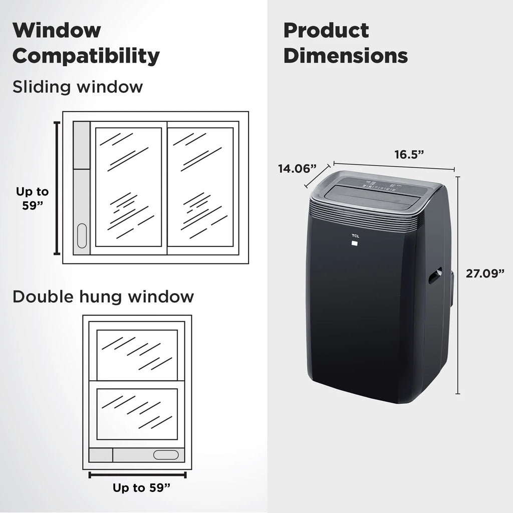 10,000 BTU Smart Portable Air Conditioner D697