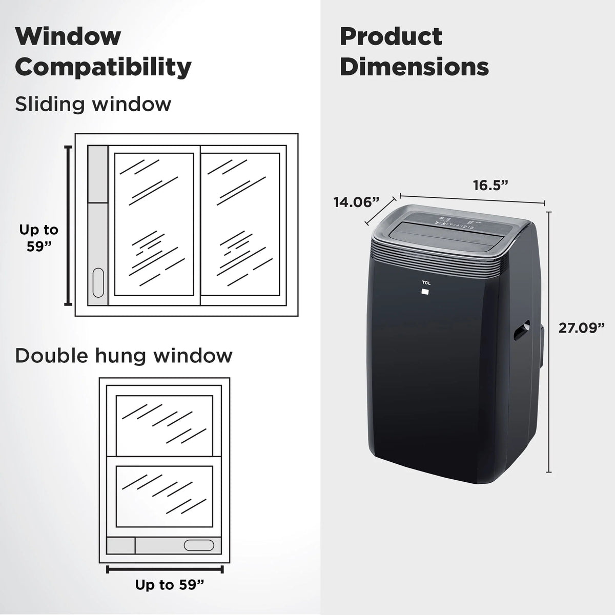 10,000 BTU Smart Portable Air Conditioner D697