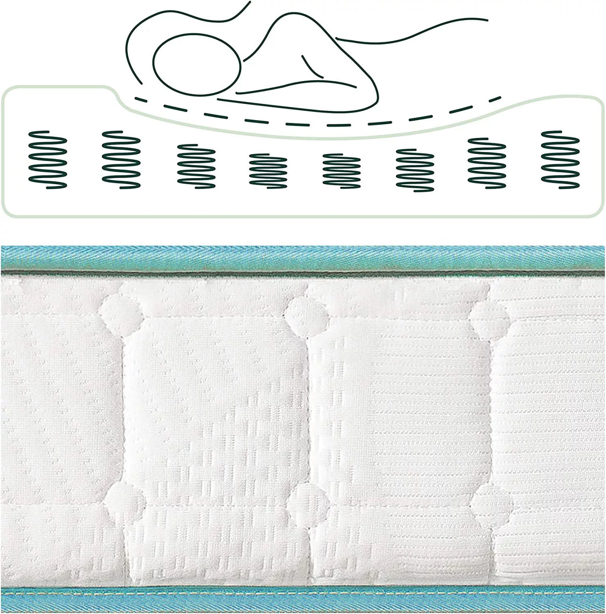 Queen Innerspring Tight Top Mattress H230995