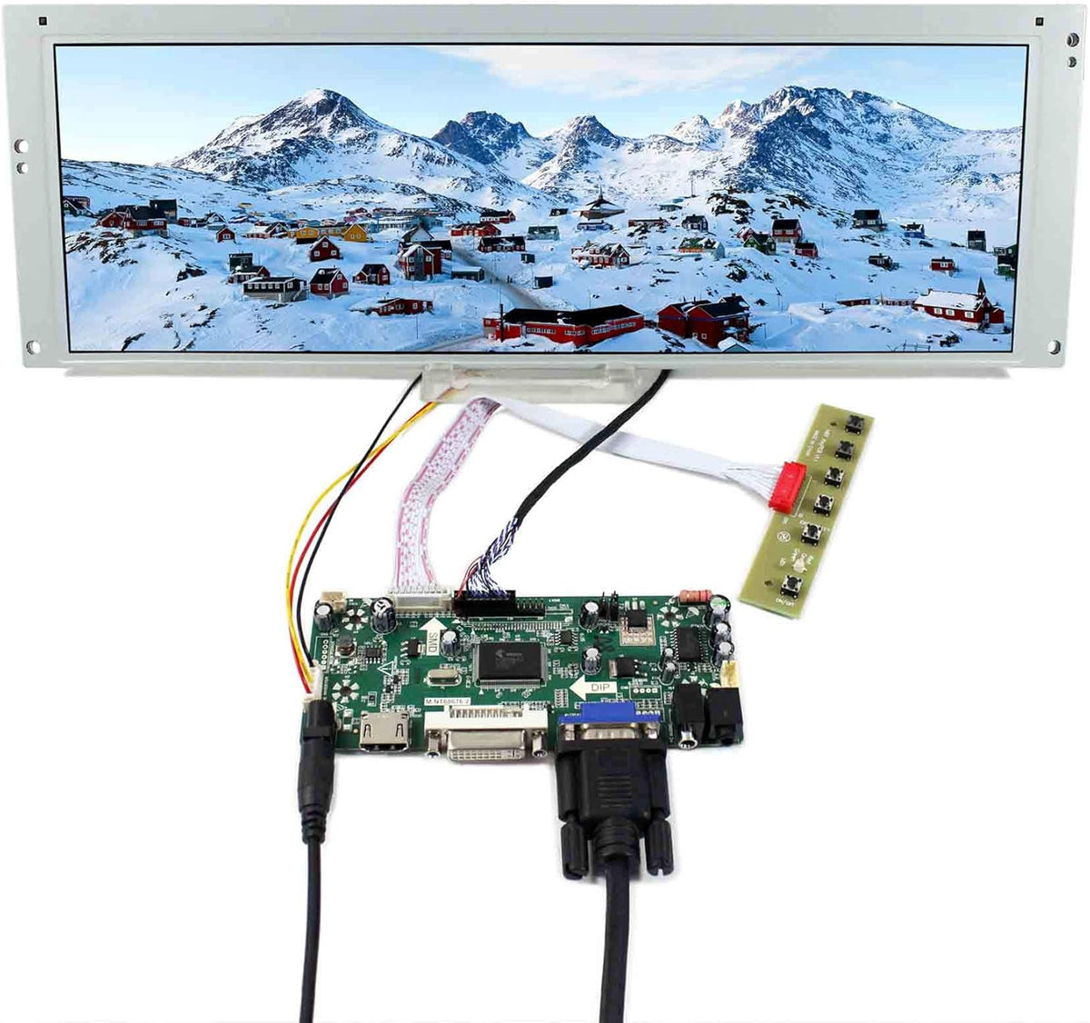 14.9 in 1280X390 LCD Screen with LCD Controller Board S11387