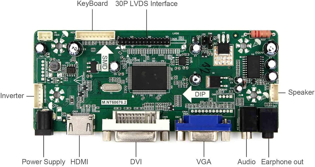 14.9 in 1280X390 LCD Screen with LCD Controller Board S11387