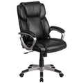Black LeatherSoft Executive Swivel Office Chair Y319
