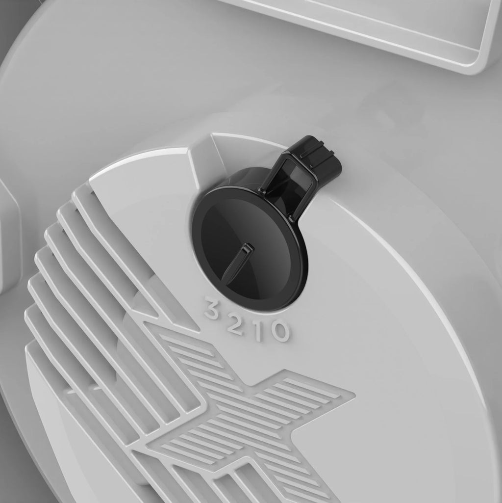 11" 6 Position Blower Fan with Outlet and USB Ports, Gray X761