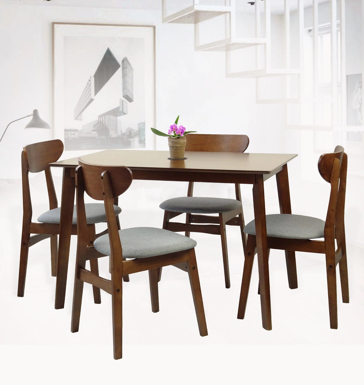 Solid Wood Dining Chairs Set of 2 Y933