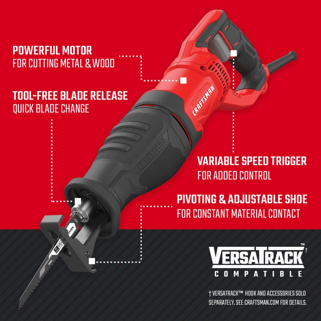 7.5 Amps Corded Brushed Reciprocating Saw O8556