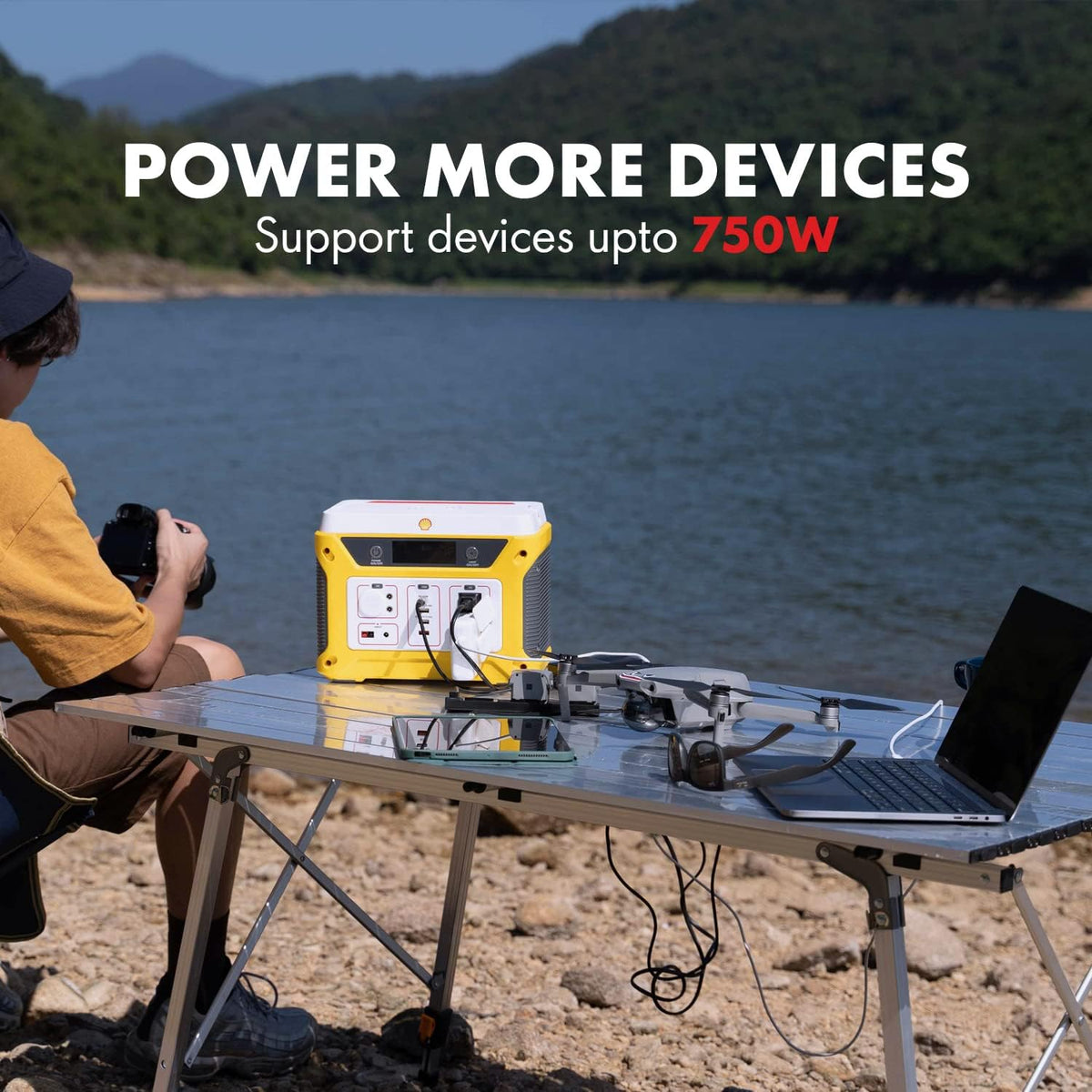 Portable Power Station 500W 583Wh Lithium Battery Solar Generator with 110V AC Outlet S262