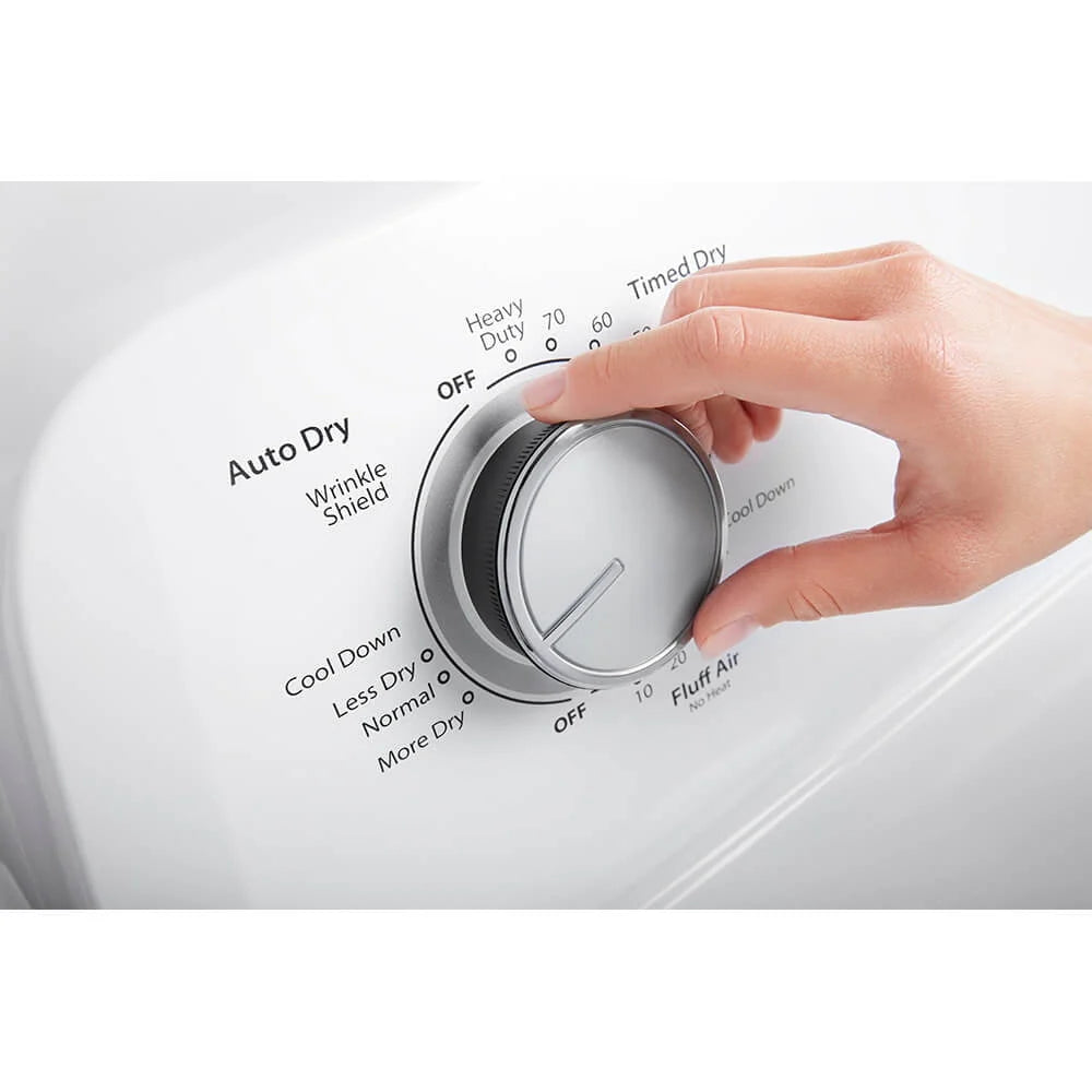 White 7.0 Cu. ft. Auto Dry Gas Dryer I9851