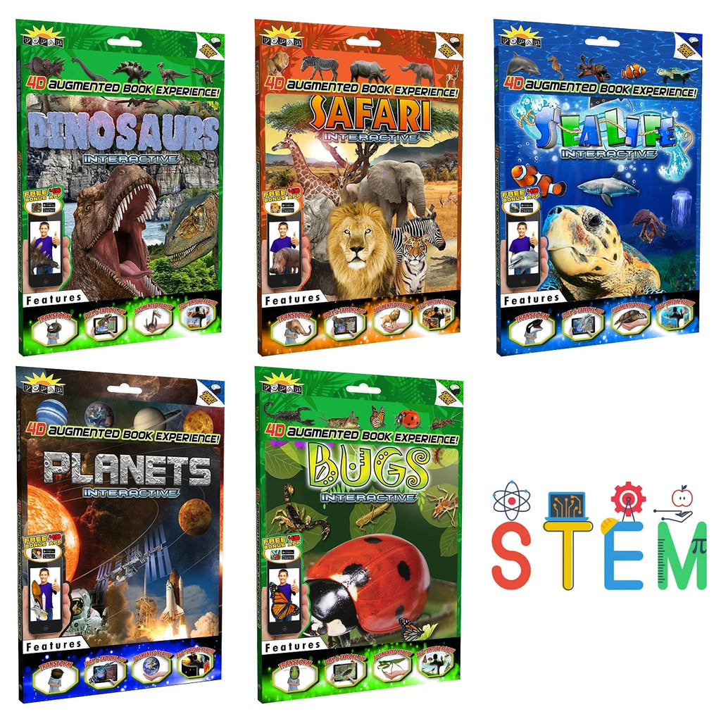 Interactive Smart Books Collection With 4D Educational App C4551