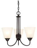 Black 3 Light Chandelier C870662