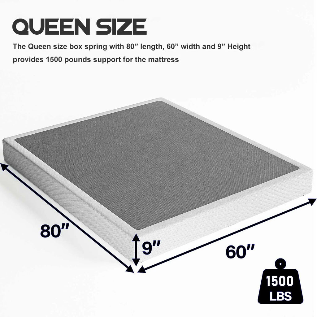 9 inch Queen Metal Box Spring A357