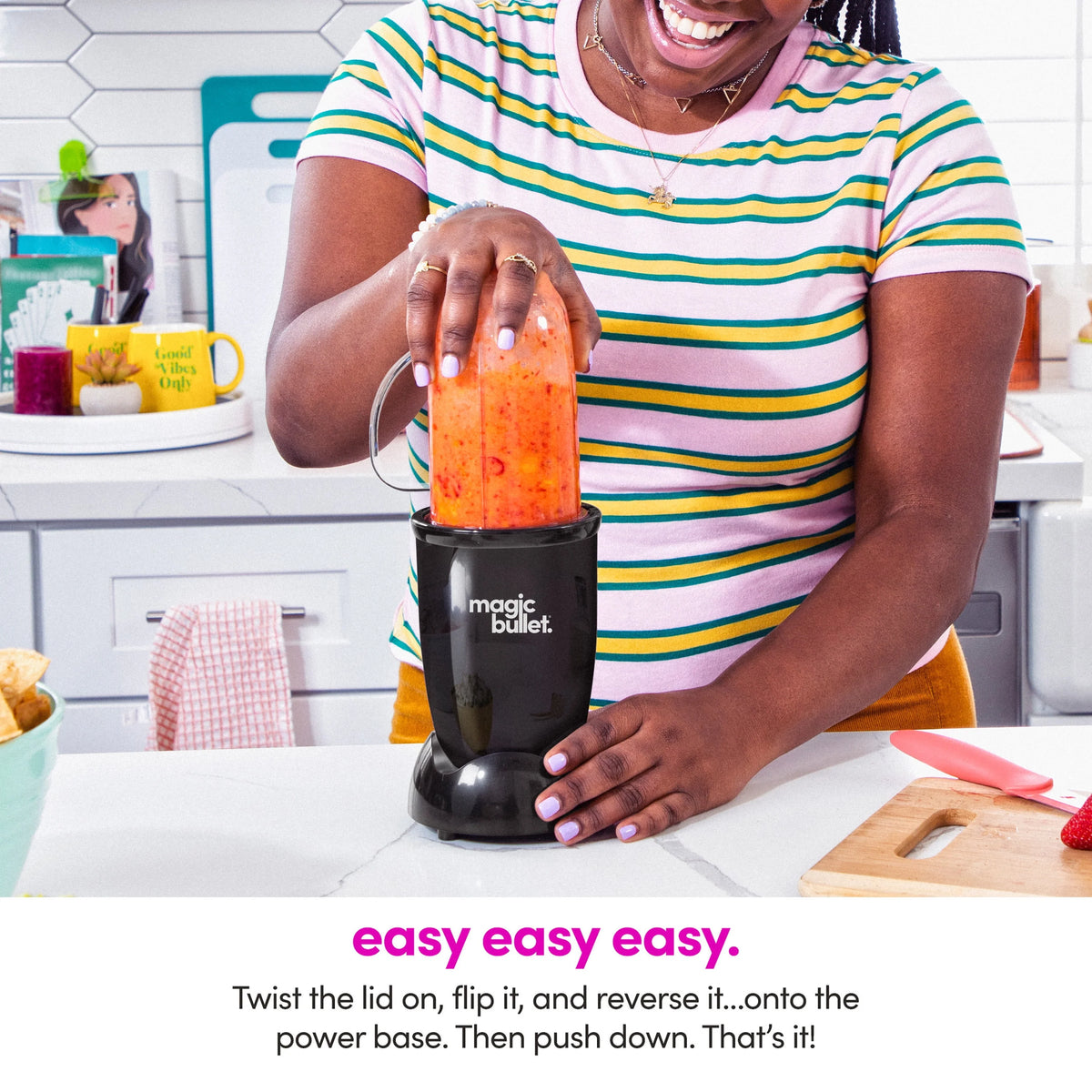 4 Piece Personal Blender Black O14391