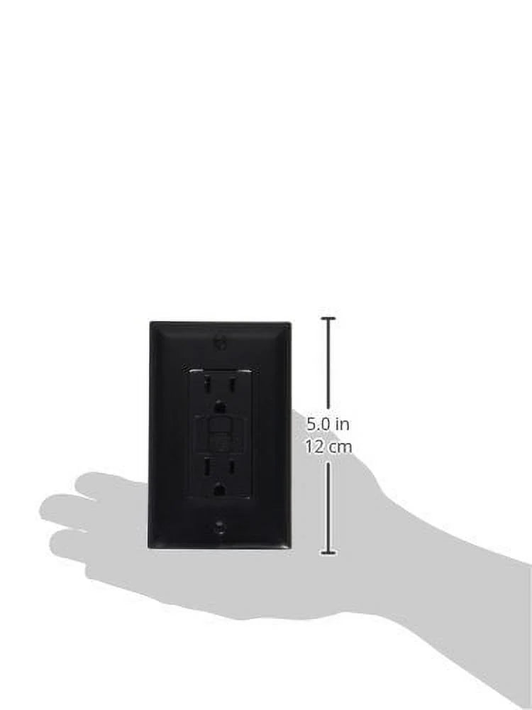 Black 15A GFCI Outlet F833860