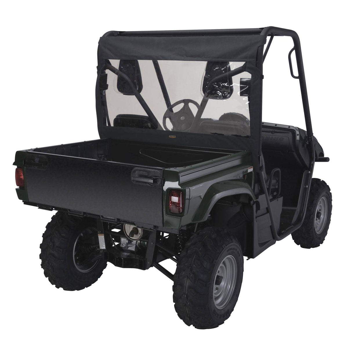 Black UTV Rear Window O199633