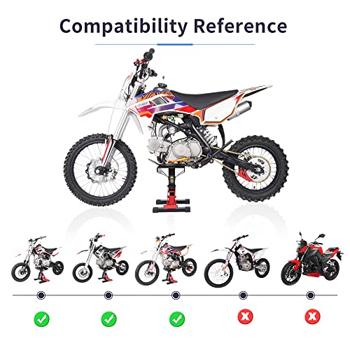 Heavy-Duty Steel Motorcycle Lift Stand 1000Lbs Capacity E8220