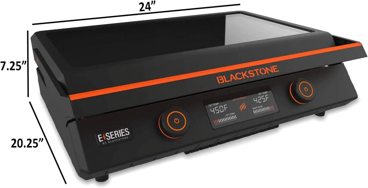 22 Inch Electric Nonstick Tabletop Griddle with Lid and Accessories Y29415