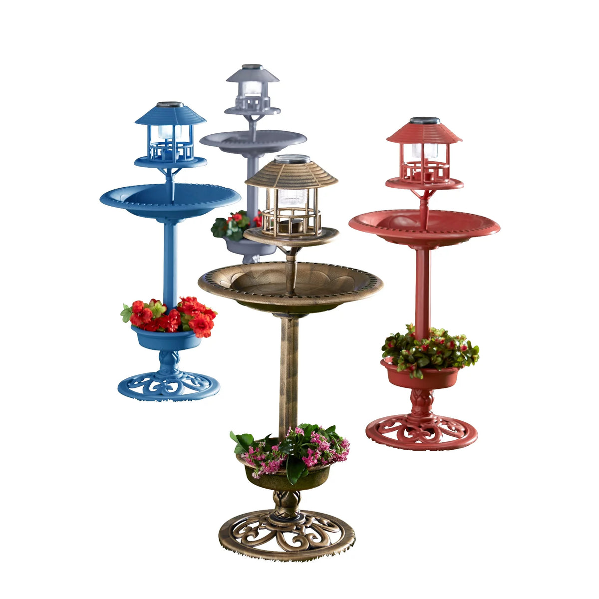 Solar Bird Bath N17062